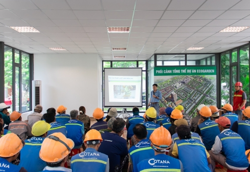 ECOGARDEN TỔ CHỨC HUẤN LUYỆN AN TOÀN LAO ĐỘNG – XÂY DỰNG VĂN HÓA AN TOÀN TỪ NHỮNG ĐIỀU NHỎ NHẤT